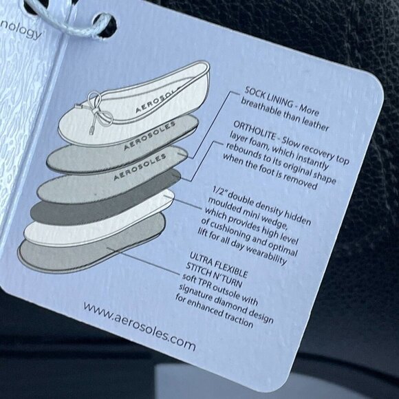 Aerosoles Women's DAZZY Ankle Boot BLACK Faux Leather 7M NWB S023 - Picture 11 of 12